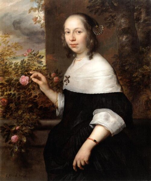 Portrait of Margaretha Tulp (1634-1709), 1656, Govert Flinck
