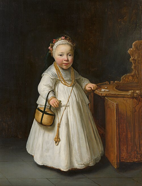 Girl by a High Chair, 1640, Govert Flinck