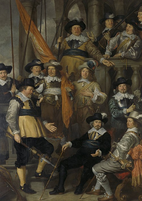 The Company of Captain Albert Bas and Lieutenant Lucas Conijn, 1645, Govert Flinck
