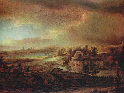 Landscape with a Coach, 1637, Govert Flinck