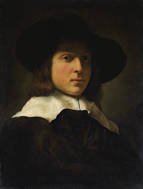 Young Man with a Wide-brimmed Hat and Flat Collar, 1632, Govert Flinck
