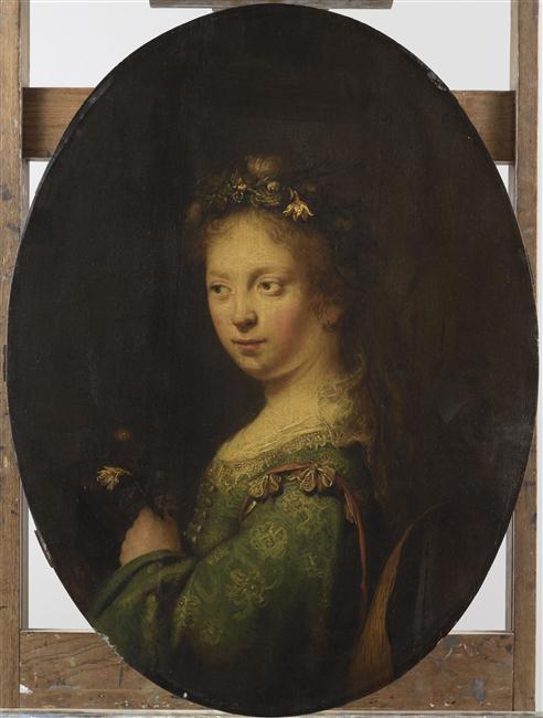 Young Shepherdess as Flora, 1638, Govert Flinck