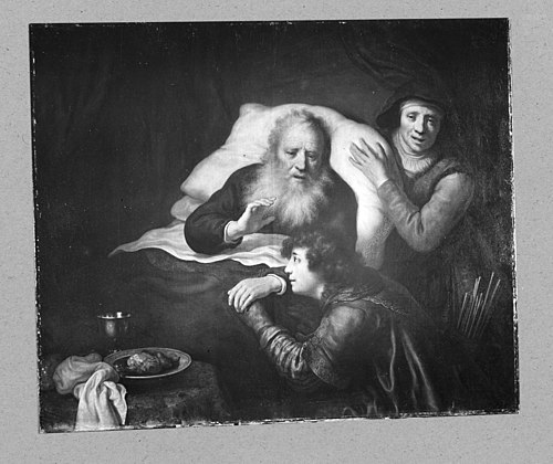 Isaac blessing Jacob, 1635, Govert Flinck