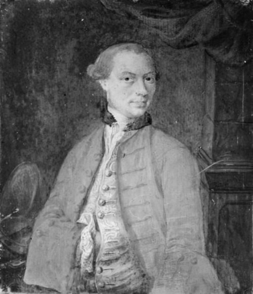 Portræt af J. J. Brandt, 1758, Cornelius Høyer
