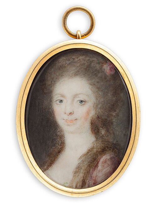 Portrait of a young lady, , Cornelius Høyer