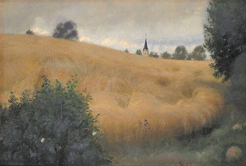A Rye Field near Svanninge, 1887, Fritz Syberg