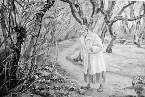 Dorthealiljerne blomstrer, 1926, Fritz Syberg