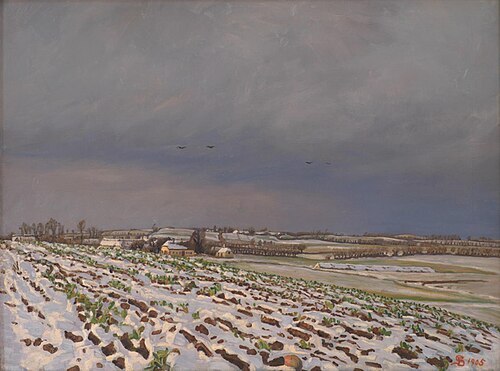 Early Snow, 1905, Fritz Syberg