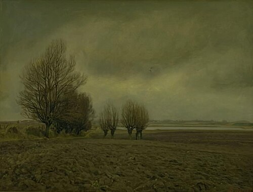 Winter Landscape near Taarby Beach on Funen, 1905, Fritz Syberg