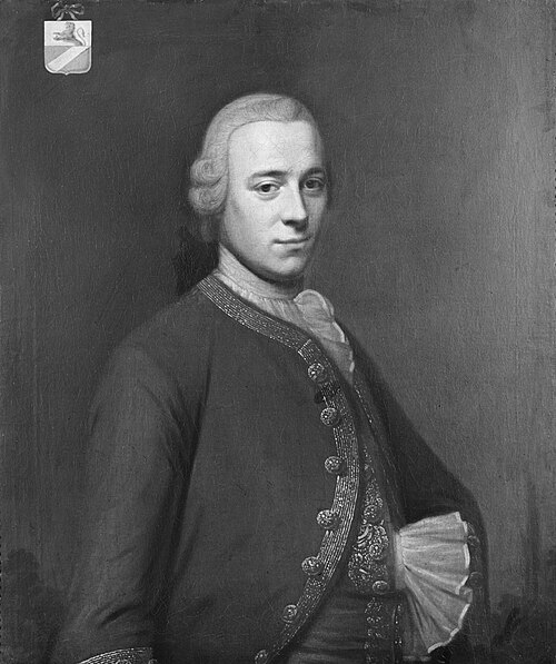 Portrait of Henrick Backer (1730-1779), 1758, Dominicus van der Smissen