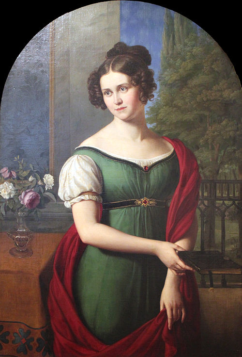 Portrait of Lili Parthey, 1823, Wilhelm von Schadow