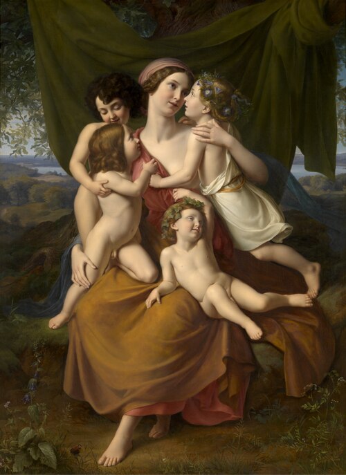 Charity, 1828, Wilhelm von Schadow