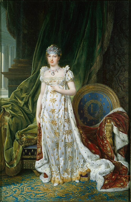 Portrait of Empress Marie-Louise, 1810, Jean-Baptiste Isabey