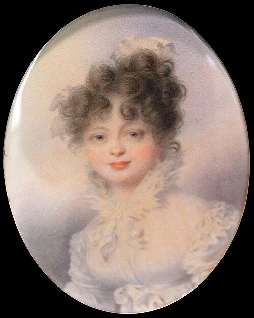 Portrait of Catherine Pavlovna of Russia, later Queen Catherine of Württemberg (1767 - 1855), 1815, Jean-Baptiste Isabey