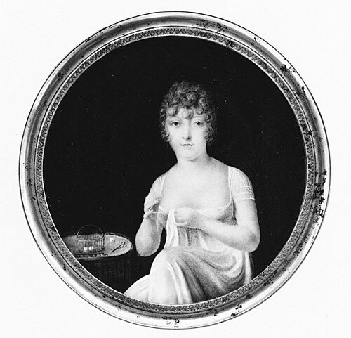 Madame Jean-Baptiste Isabey (Jeanne Laurice de Salienne, died 1829), 1796, Jean-Baptiste Isabey