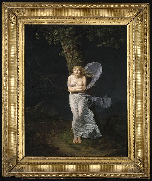 Young Woman Overtaken by a Storm, 1799, Féréol Bonnemaison