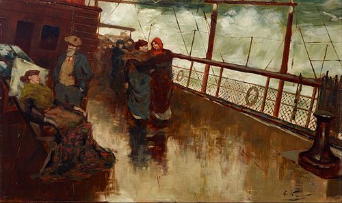 The voyagers, 1890, Girolamo Pieri Nerli