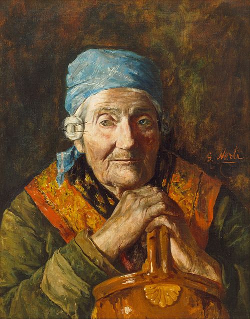An old woman (study), , Girolamo Pieri Nerli