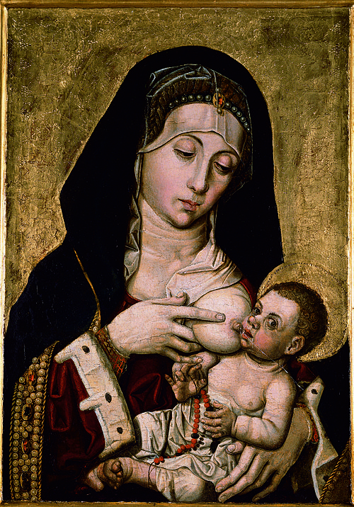 Nursing Madonna, 1470, Bartolomé Bermejo
