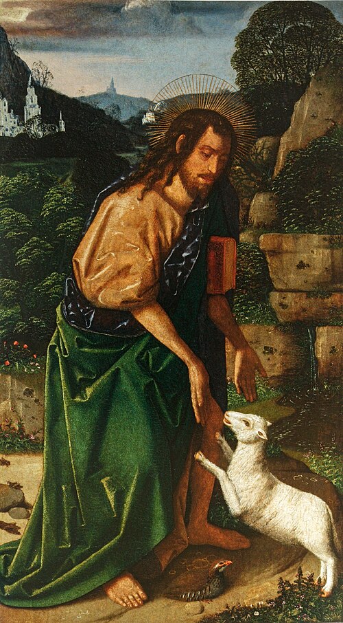 Saint John the Baptist, 1470, Bartolomé Bermejo