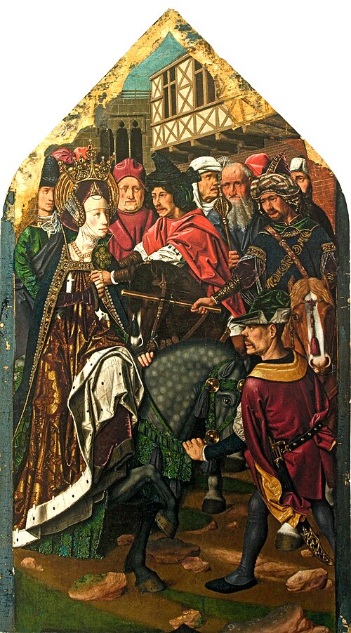 The Arrest of Santa Engracia, 1477, Bartolomé Bermejo