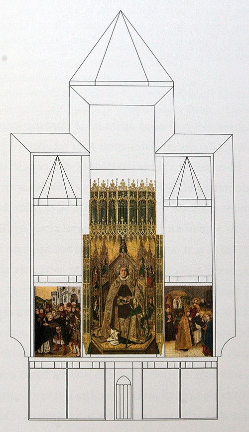 Altarpiece of Santo Domingo de Silos, 1476, Bartolomé Bermejo