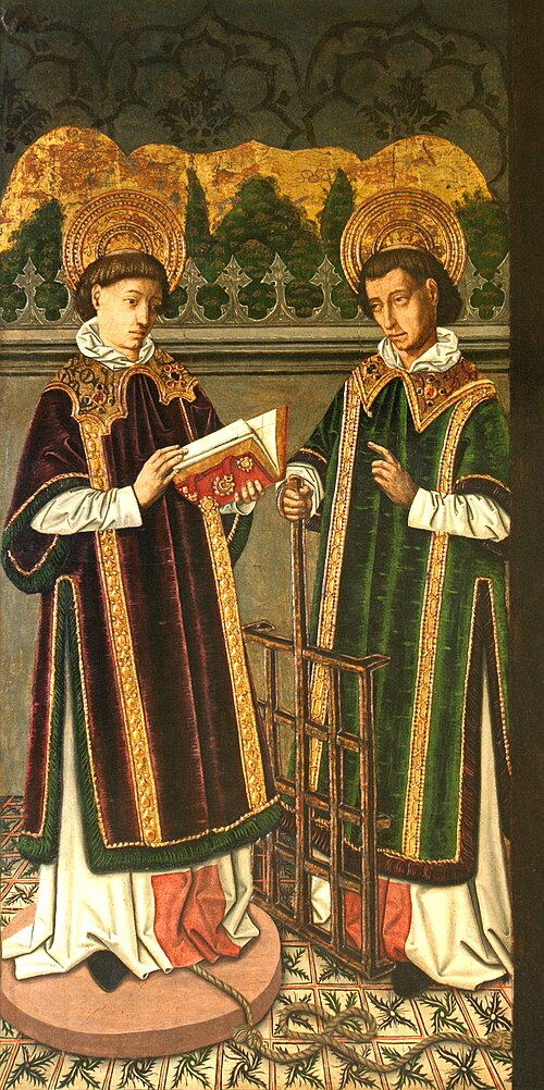 Sant Vicenç i sant Llorenç, 1479, Bartolomé Bermejo