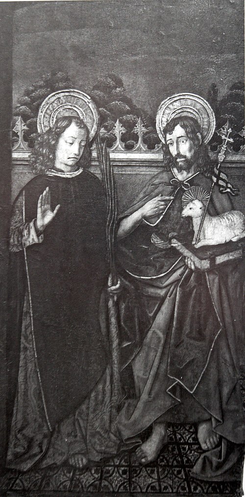 Sant Joan Baptista i sant Joan Evangelista, 1479, Bartolomé Bermejo