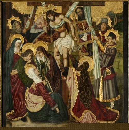 Descent from the Cross, 1477, Bartolomé Bermejo
