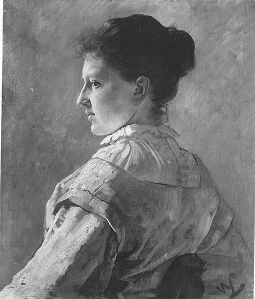 Bildnis der Frau Neugebauer, 1890, Wilhelm von Lindenschmit