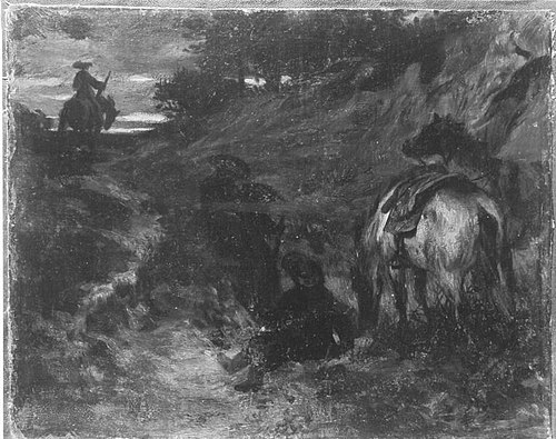 Vorposten, 1852, Wilhelm von Lindenschmit