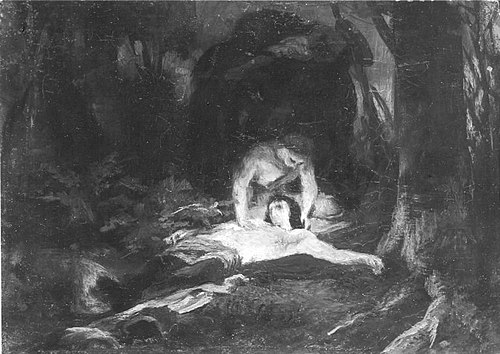 Medor und Angelika, 1872, Wilhelm von Lindenschmit