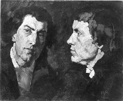 Jonas und Zwingli, 1874, Wilhelm von Lindenschmit