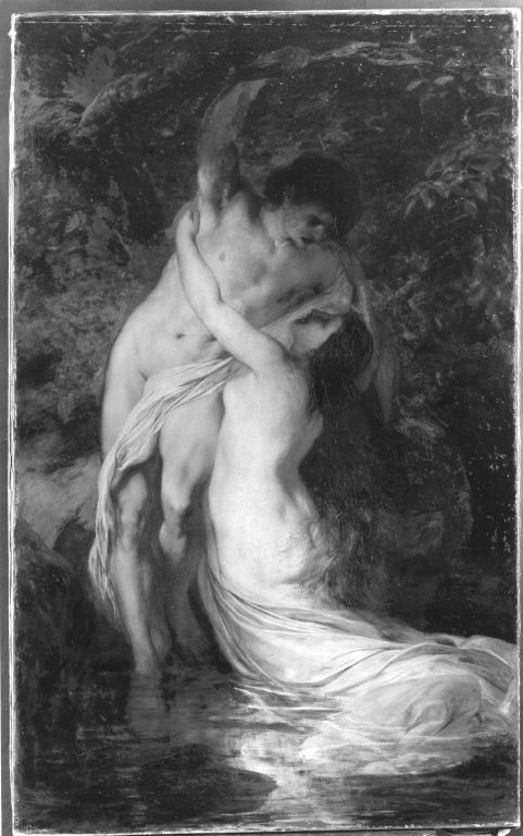 Der Fischer, 1866, Wilhelm von Lindenschmit