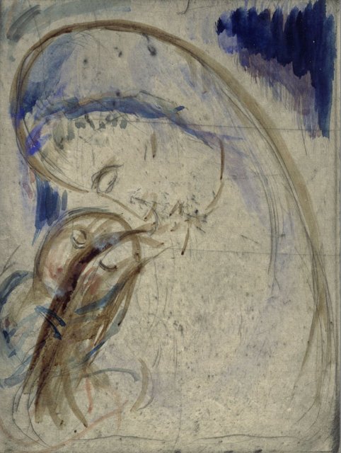 Mother and Child, 1918, Wilhelm Lehmbruck