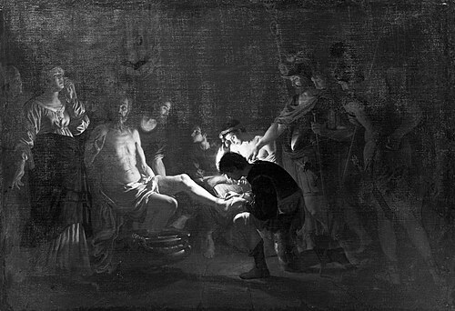 The Death of Seneca, 1635, Joachim von Sandrart