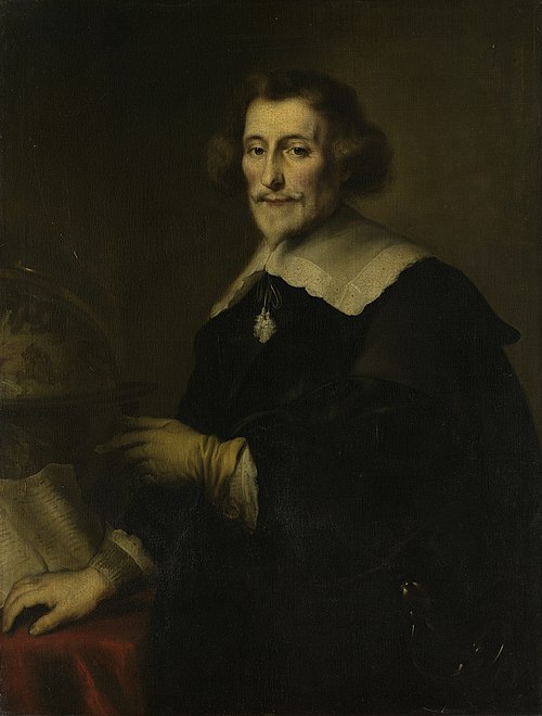 Pieter Cornelisz Hooft (1581-1647). High bailiff of Muiden, historian and poet, 1665, Joachim von Sandrart
