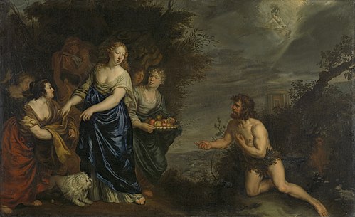 Ulysse et Nausicaa, 1630, Joachim von Sandrart