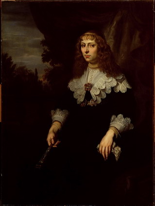 Portrait of Eva Geelvinck (1619-1698), 1639, Joachim von Sandrart