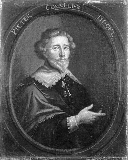Portrait of Pieter Cornelisz. Hooft (1581-1647) (copy), 1738, Joachim von Sandrart