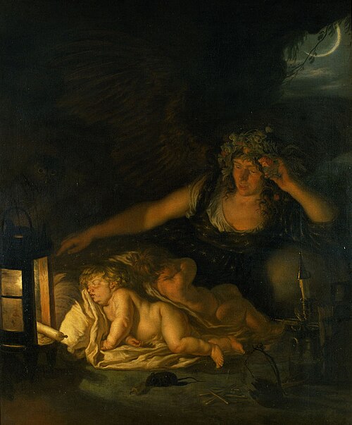 Allegory of night, 1654, Joachim von Sandrart