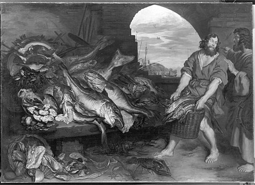 The miraculous draught of fishes, 1646, Joachim von Sandrart