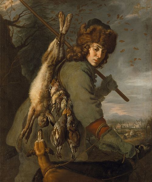 November: A Hunter, 1643, Joachim von Sandrart