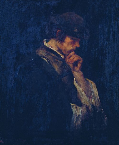 Male Study for “The Condemned Cell”, 1869, Mihály Munkácsy