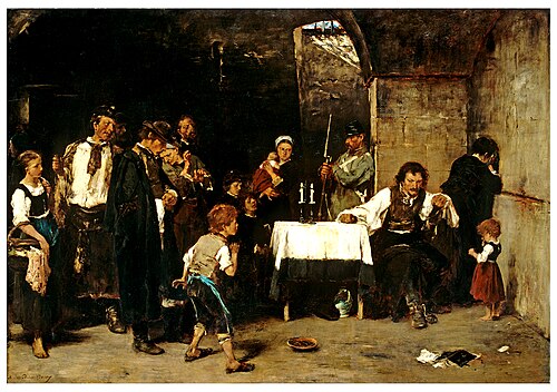 Condemned cell II, 1878, Mihály Munkácsy