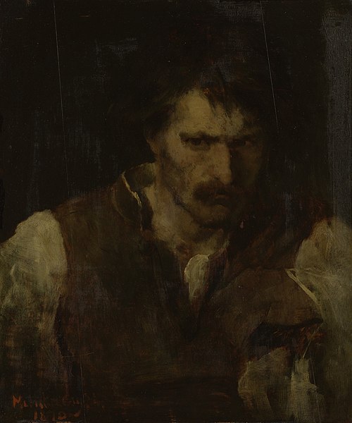 A condemned man, 1870, Mihály Munkácsy