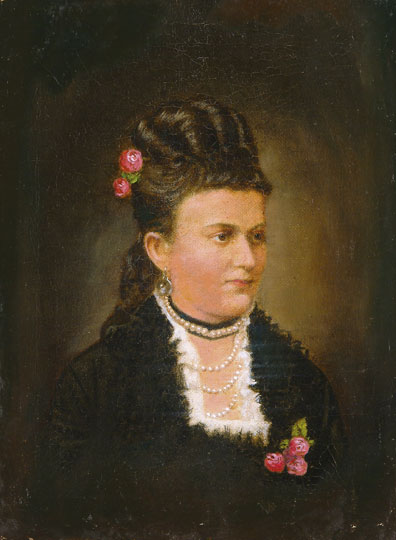 Portrait of a Woman, 1863, Mihály Munkácsy
