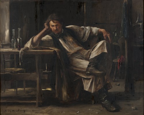 Self-contempt, , Mihály Munkácsy