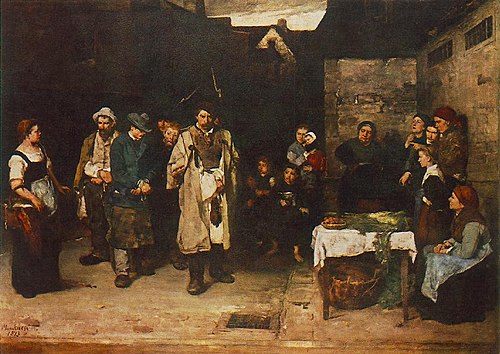 Night Wanderers I., 1872, Mihály Munkácsy