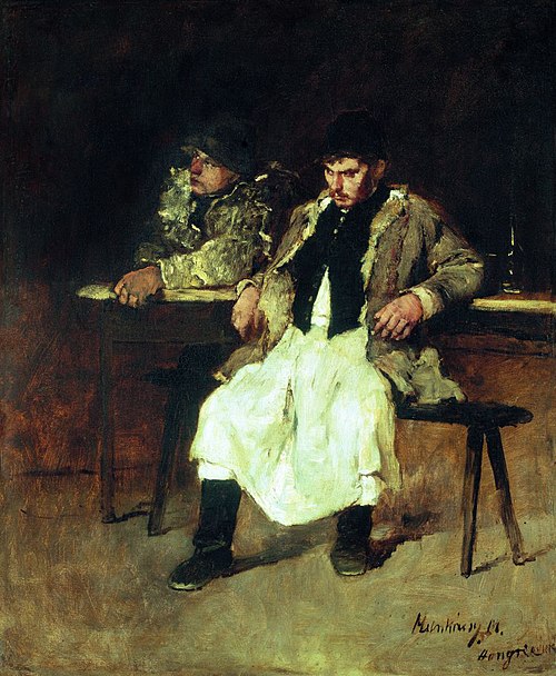 Study for the Village Hero, 1874, Mihály Munkácsy